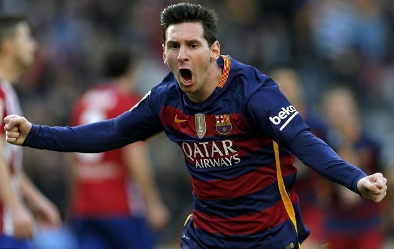 Messi trong màu áo Barcelona