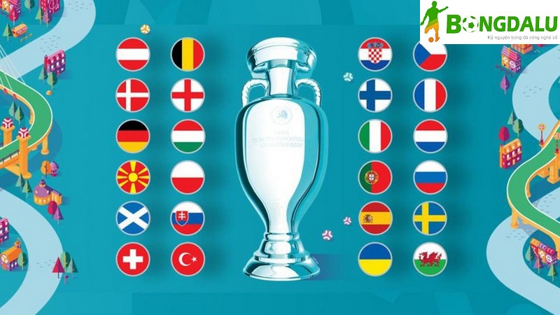 Euro hiện tại có sự tham gia của 24 đội tuyển quốc gia châu Âu