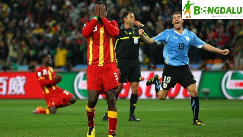 Ghana thất bại trước Uruguay